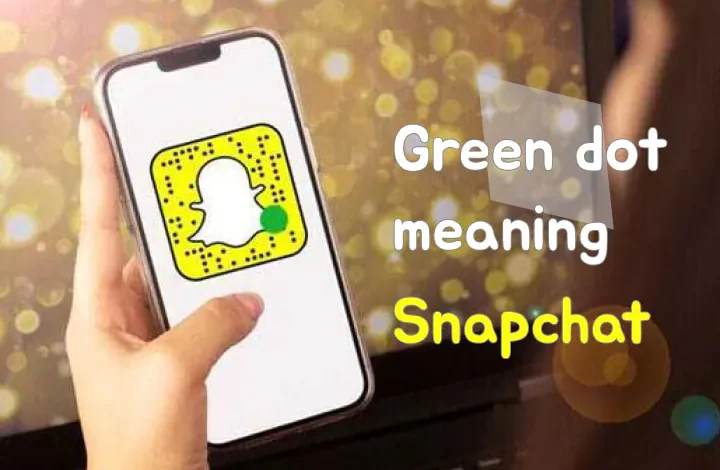green dot on snapchat