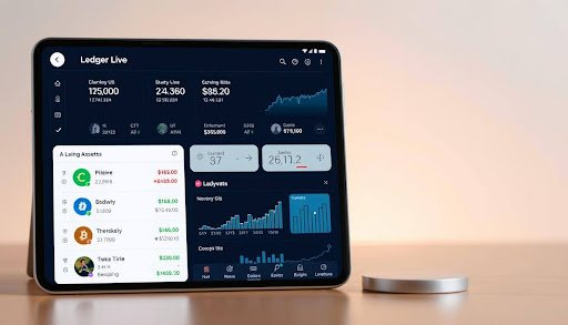 Ledger Live Portfolio Tracking dashboard